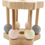 Gryzak grzechotka gwiazdka różowa