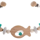 Hess łańcuszek do wózka turkusowy Rybka