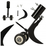 Usuwacz chwastów do fug z hakiem i kolcem na kółkach