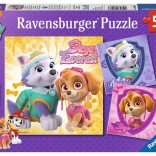 Ravensburger puzzle Psi Patrol – Skye i Everest 3×49 elementów