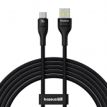 Przewód ładujący i danych BASEUS Flash 2 USB-A do USB-C 100 W, 2 m, czarny