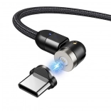 Magnetyczny kabel USB-C 2 m z kątową wtyczką od Maclean Energy
