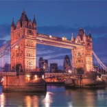 Puzzle 1000 elementów Wysoka jakość, Tower Bridge nocą
