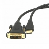 Kabel HDMI–DVI 1,8 m z pozłacanymi złączami
