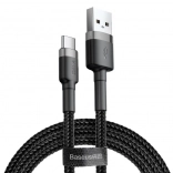 Baseus Cafule kabel USB-C do ładowania i danych 1 m szaro-czarny