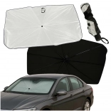 Składana osłona przeciwsłoneczna na przednią szybę auta 65 × 110 cm