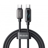 Kabel USB‑C Mcdodo z wyświetlaczem LED, 100W, 1,2 m