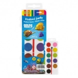 Farby wodne Ocean World z pędzlem