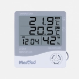 Higrometr MESMED Higo Plus z termometrem i zegarem