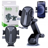 Uniwersalny mocny uchwyt samochodowy na telefon – przednia szyba, deska rozdzielcza i kratka nawiewu