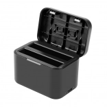 Ładowarka etui na baterie i karty pamięci dla Insta360 X4 - czarne