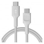 Kabel USB‑C PowerStream 100W 1,2 m biały w oplocie