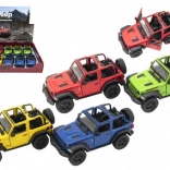 Metalowy model Jeep Wrangler 2018 z otwartym dachem