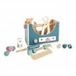 Drewniana skrzynka z narzędziami 2w1 Nordic