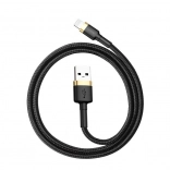 Baseus Cafule kabel do ładowania i danych USB – Lightning 2 m, złoty/czarny