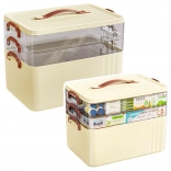 Organizer na leki – pojemna, wielopoziomowa domowa apteczka