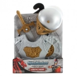 Dziecięcy zestaw rycerskiej zbroi z mieczem i tarczą