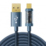 Kabel ładujący i danych USB‑A na Lightning 1,2 m 2,4 A Joyroom niebieski