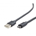Kabel USB 2.0 USB‑A do USB‑C, 1 m, czarny
