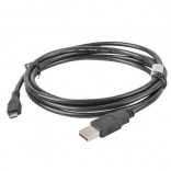 USB 2.0 kabel micro USB AM–MBM5P 1,8 m czarny