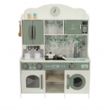 Drewniana dziecięca kuchnia Lulilo Saliko z ekspresem do kawy 85 cm