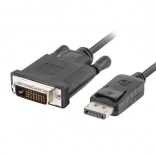 kabel displayport do dvi-d (24+1) 1,8 m czarny