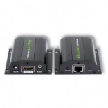 HDMI extender po Ethernet Cat5e/6/6a/7 do 60 m z odbiornikiem IR, czarny