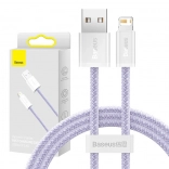 Przewód USB Lightning Baseus Dynamic 2 2,4 A 1 m fioletowy