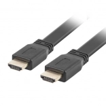 Płaski kabel HDMI 2.0 1,8 m czarny 4K 60 Hz z litej miedzi