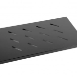 Półka do szafy rackowej 19'' 600 mm 1U czarna