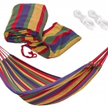 Ogrodowa materiałowa hamakowa siatka z pokrowcem, udźwig 120 kg