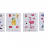 Liniowany notes spiralny 11,5x14,5 cm 50 stron MIX