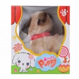 Chodzący brązowy piesek