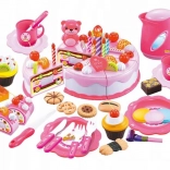 Duży urodzinowy tort do krojenia – 80‑elementowy zestaw dla dzieci