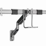 Ścienny uchwyt na 3 monitory 17–27" z sprężyną gazową