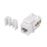 Modularne Keystone Gniazdo RJ45 UTP Kat 5E 90° do skrzynki montażowej