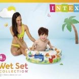 Nadmuchiwany dziecięcy basenik z dinozaurami 61 × 22 cm Intex