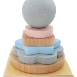 Wieża do nakładania Nature niebieska