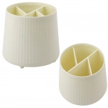 Wielofunkcyjny organizer na kosmetyki i artykuły biurowe, beżowy