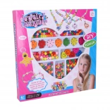 Kolorowe koraliki - zestaw do biżuterii