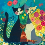 Heye metaliczne puzzle kwietna rabata 1000 elementów