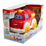 Strażackie autko na baterie ze światłem i dźwiękami