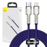 Baseus kabel USB‑C na Lightning 20 W, 2 m, fioletowy