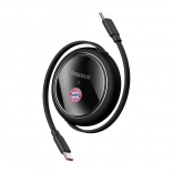 Wysuwany kabel USB‑C 100 W BASEUS Free2Pull – edycja FC BAYERN, czarny