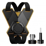 PULUZ magnetyczny uchwyt na motocyklowy kask do kamer sportowych (w tym ACE PRO 2, OSMO ACTION 5 PRO)