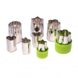 Zestaw 8 wykrawaczek do owoców i warzyw