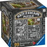 Ravensburger gra ucieczki EXIT puzzle Nawiedzony Dwór: W salonie 99 elementów