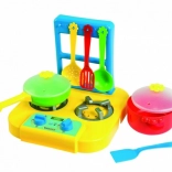 Kuchenka gazowa z garnkami PARTY WORLD