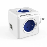 Rozdzielacz gniazdek PowerCube Original USB niebieski