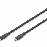 Silikonowy kabel USB‑C na USB‑C 2 m, USB 3.2 Gen2 4K 100 W, czarny